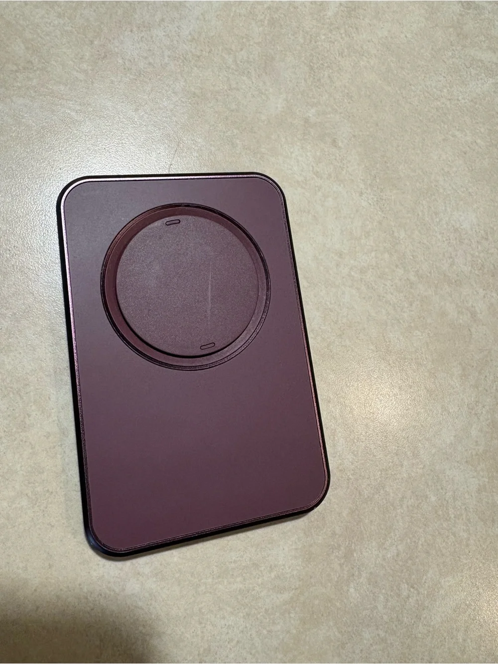 OhSnap Snap Grip MagSafe Wallet — Wine Noir 🍷